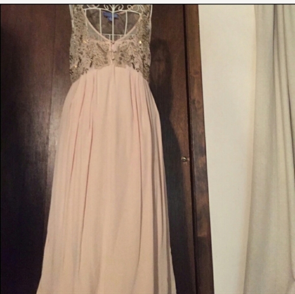 SOLD- ANTHROPOLOGIE silk beaded goddess dress- NWT - Picture 5 of 8